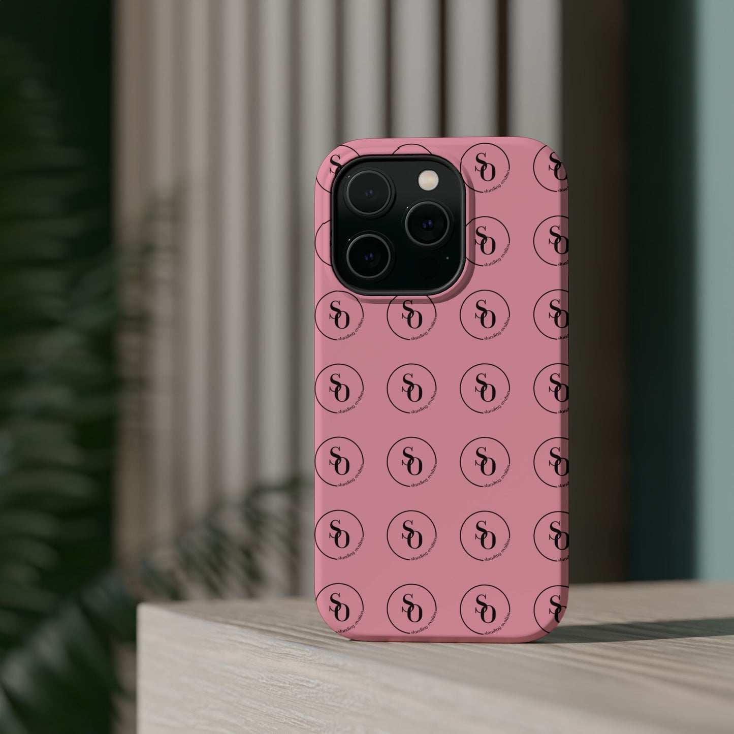 Signature Magnetic Phone Case — Pink