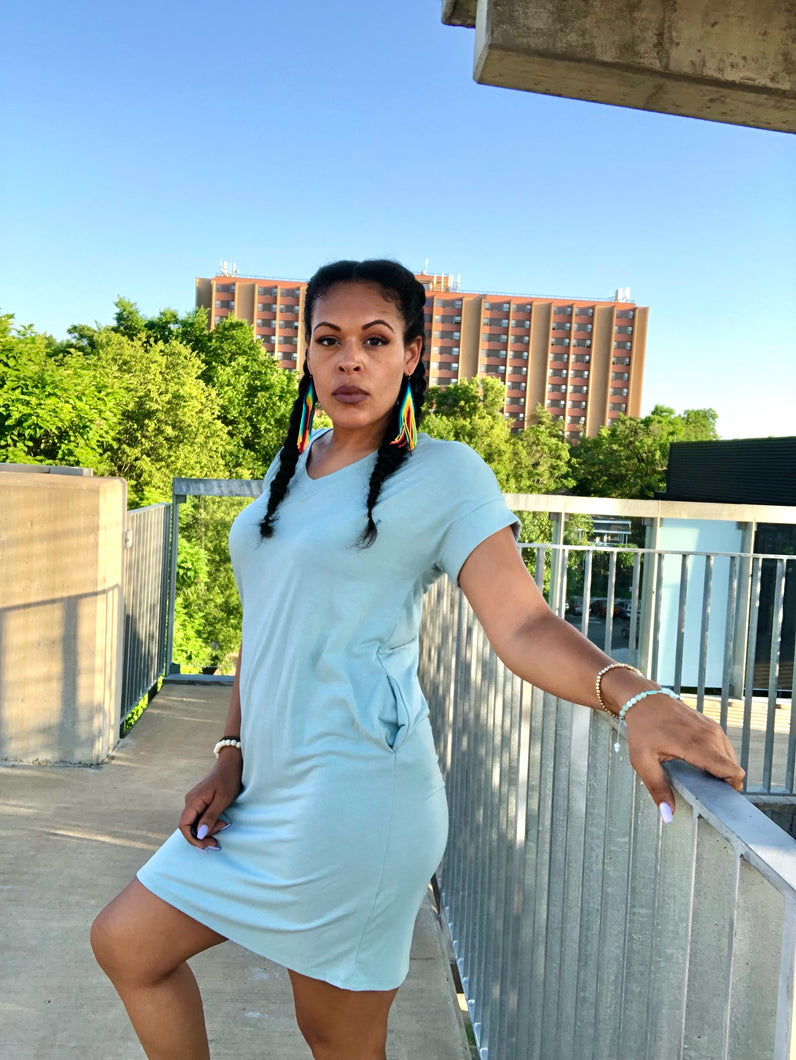 Classic T-Shirt Dress | Sage