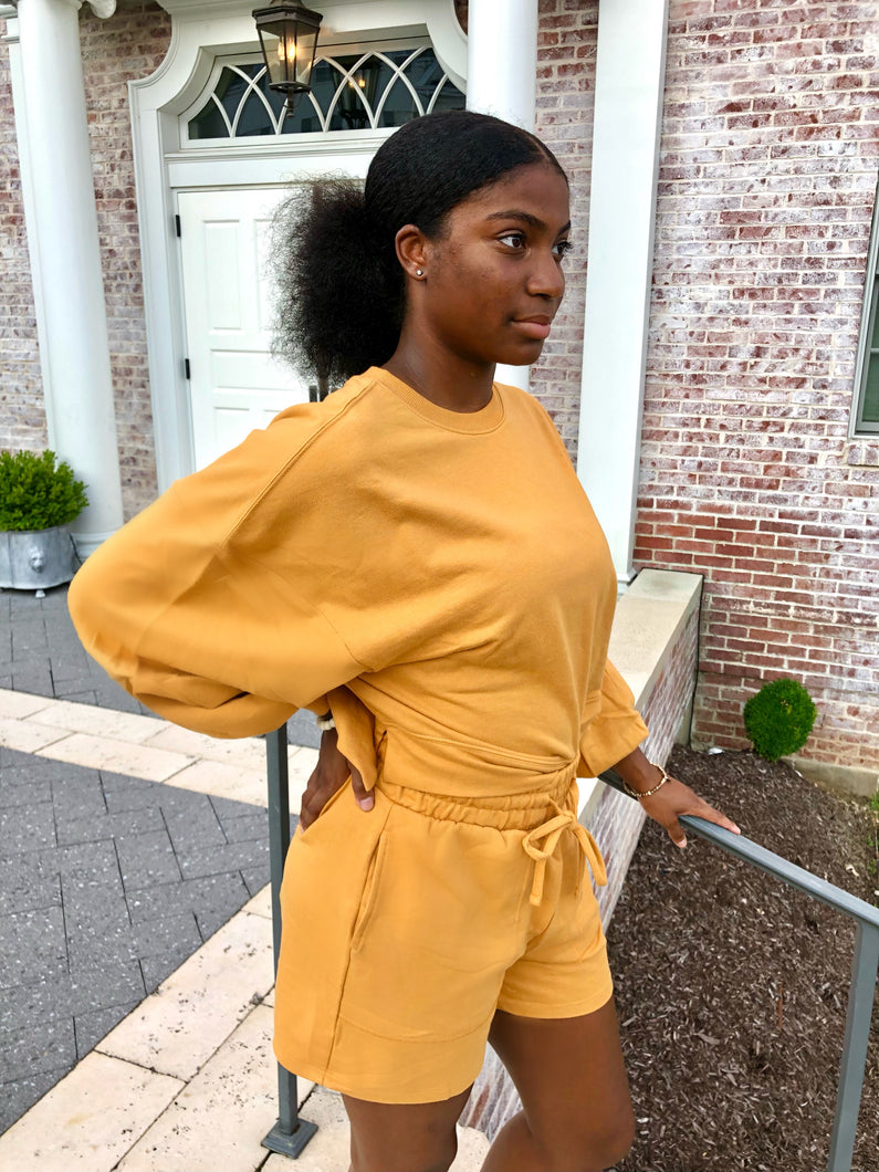 On The Move Shorts | Mustard