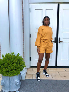 On The Move Shorts | Mustard